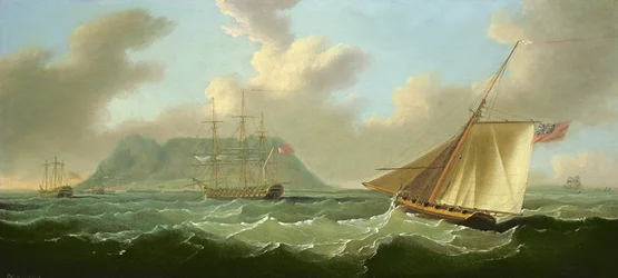 Navires au large du Cap, 1806